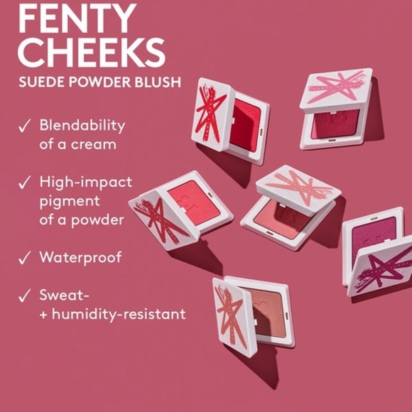 Fenty Beauty by Rihanna Fenty Cheeks Suede Waterproof Powder Blush in Sundress - Picture 4 of 12